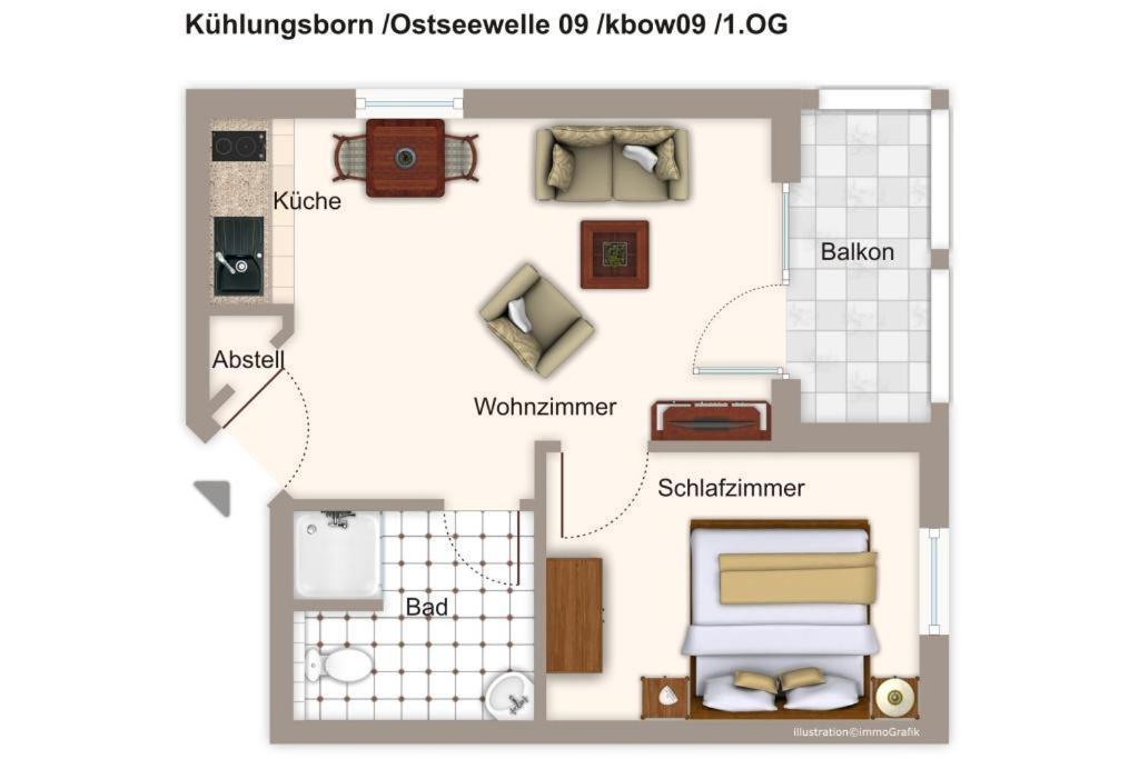 Ostseewelle Ostseewelle 009 Kühlungsborn Dış mekan fotoğraf